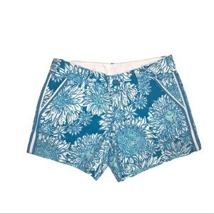 Lily Pulitzer The Callahan Short Blue White Floral Woman’s Size 2